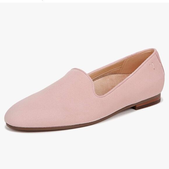 NEW VIONIC women's willa flat loafers in peach  suede - Picture 2 of 5